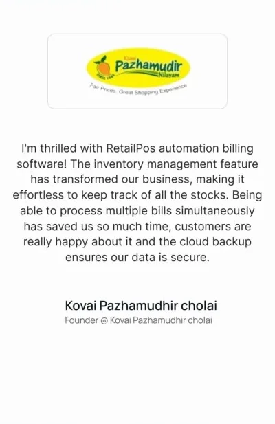 Pazhamudir-Store-Client-Testimonials-image